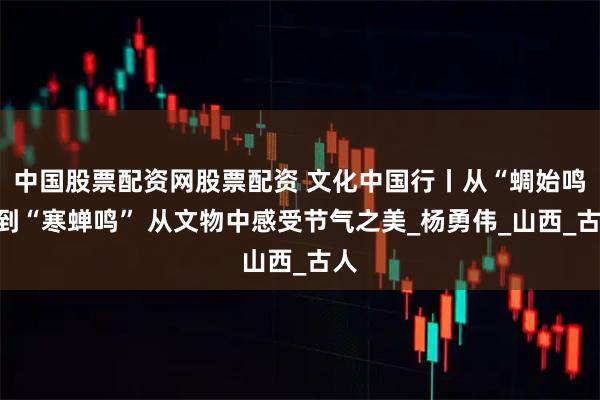 中国股票配资网股票配资 文化中国行丨从“蜩始鸣”到“寒蝉鸣” 从文物中感受节气之美_杨勇伟_山西_古人